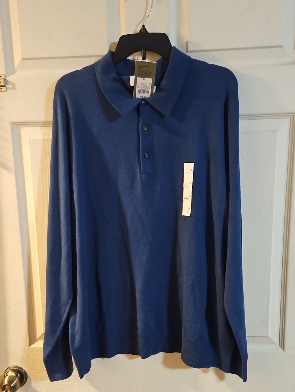 GOODFELLOW & CO MENS LIGHTWEIGHT SWEATER: BLUE: NEW WITH TAGS: SIZE XL